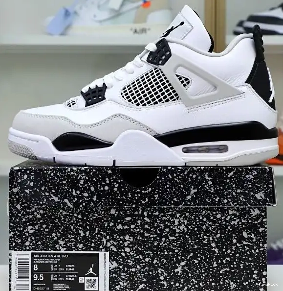 MILITARY JORDAN 4 AIR BLACK 0516